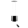 Okap kuchenny VDB LAMP Glass Black
